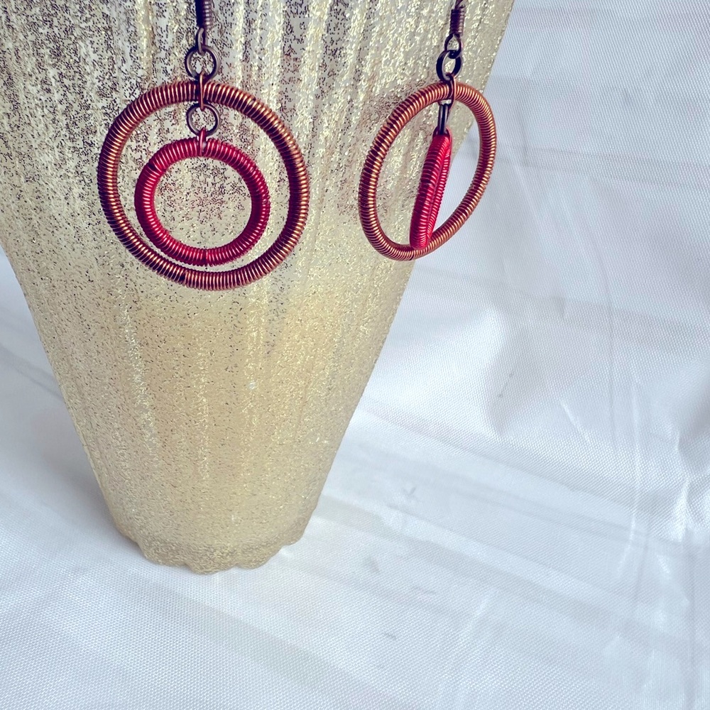 Unique stylish boho earrings hand made